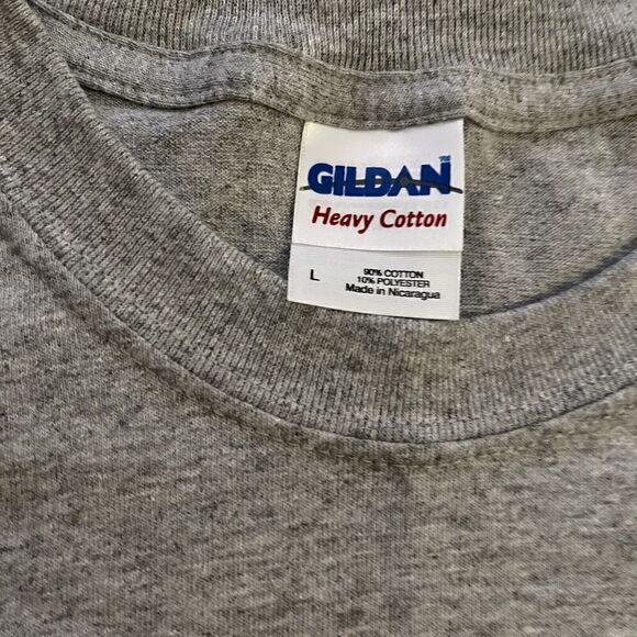 Cooperstown Mens Baseball T-Shirt Gray Sz L Inside Numbers Priceless Vintage NEW - Picture 4 of 5